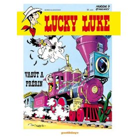   Lucky Luke 32. - Vasút a prérin - Klasszikus képregény gyerekeknek