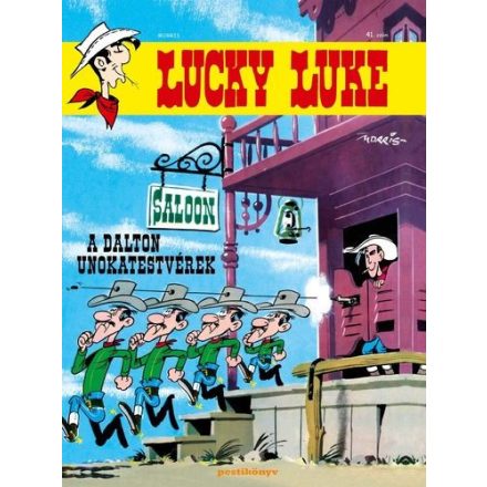 Lucky Luke 41. - A Dalton unokatestvérek - Klasszikus képregény gyerekeknek (szépséghibás)