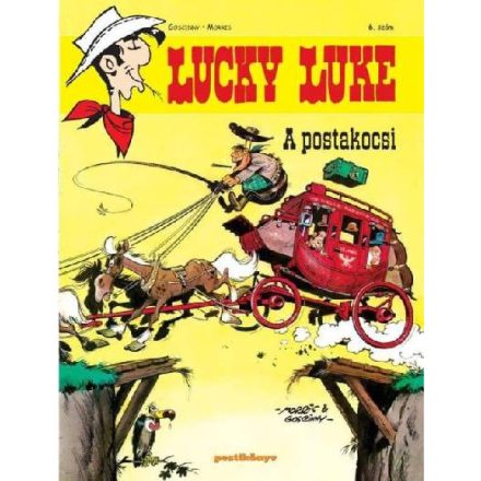 Lucky Luke 6. - A postakocsi - Klasszikus képregény gyerekeknek (szépséghibás)